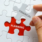 Puzzle representing financial planning